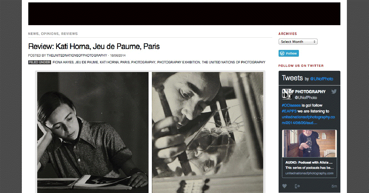 Press Michael Hoppen Gallery